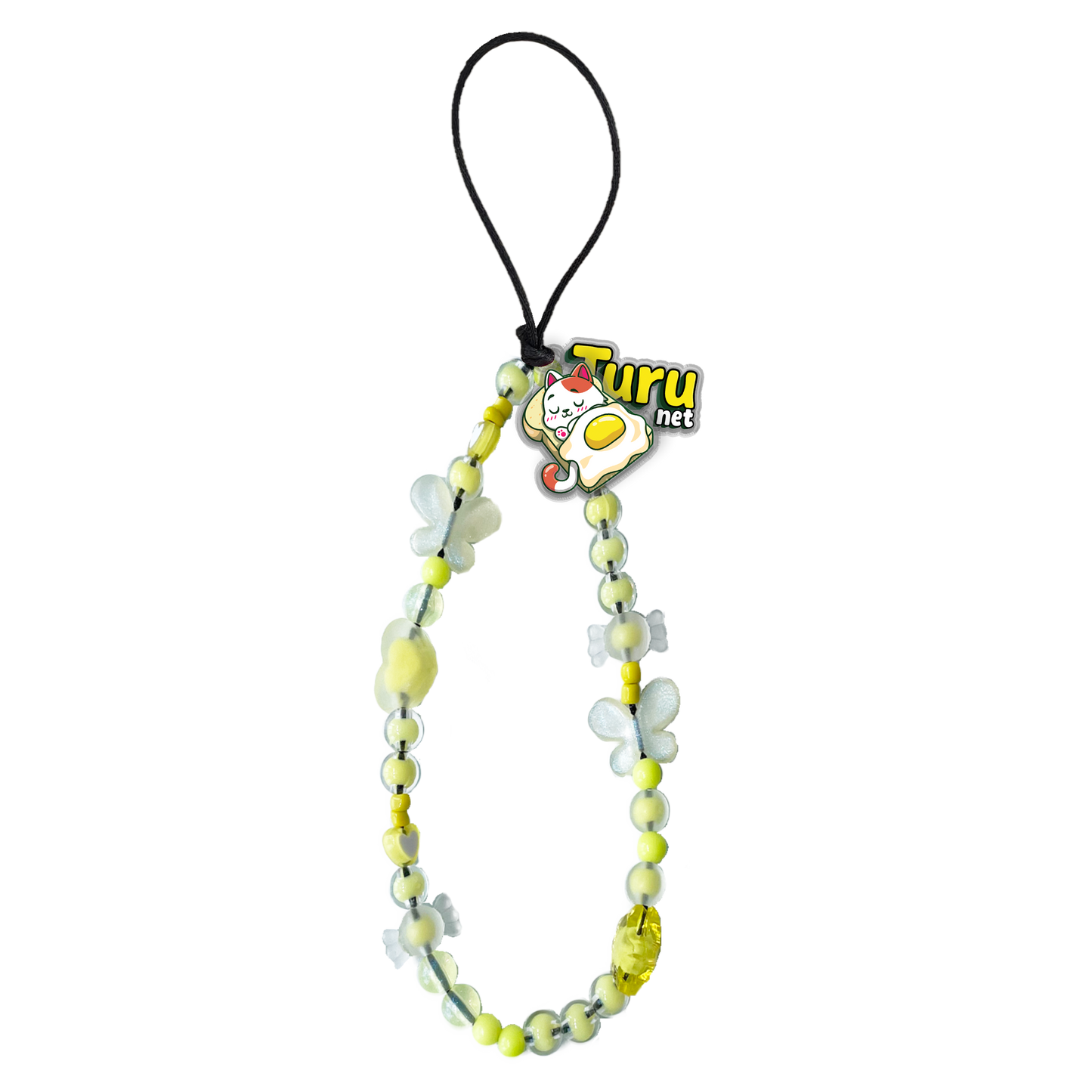 Beaded Strap with Acrylic Charm  - Turu