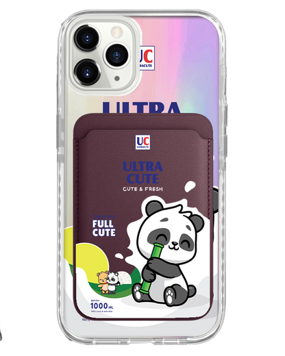iPhone Magnetic Wallet Holo Case - Ultra Cute
