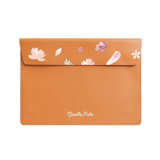 Vegan Leather Sleeve - Wild Flower