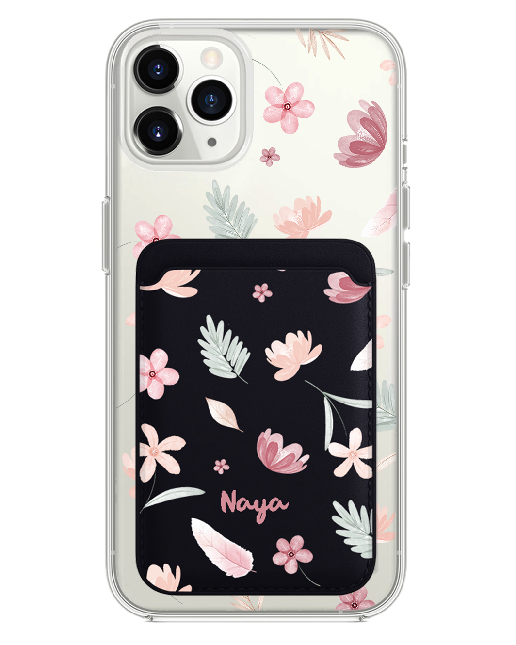 iPhone Magnetic Wallet Case - Wild Flower