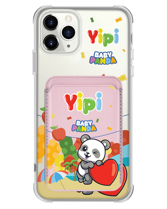 iPhone Magnetic Wallet Case - Yipi Baby Panda
