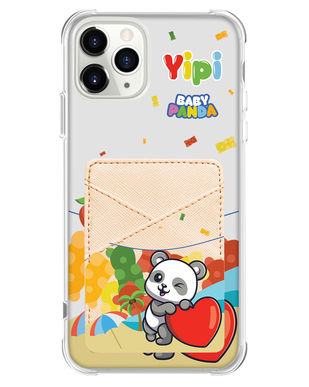 iPhone Phone Wallet Case - Yipi Baby Panda