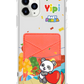 iPhone Phone Wallet Case - Yipi Baby Panda