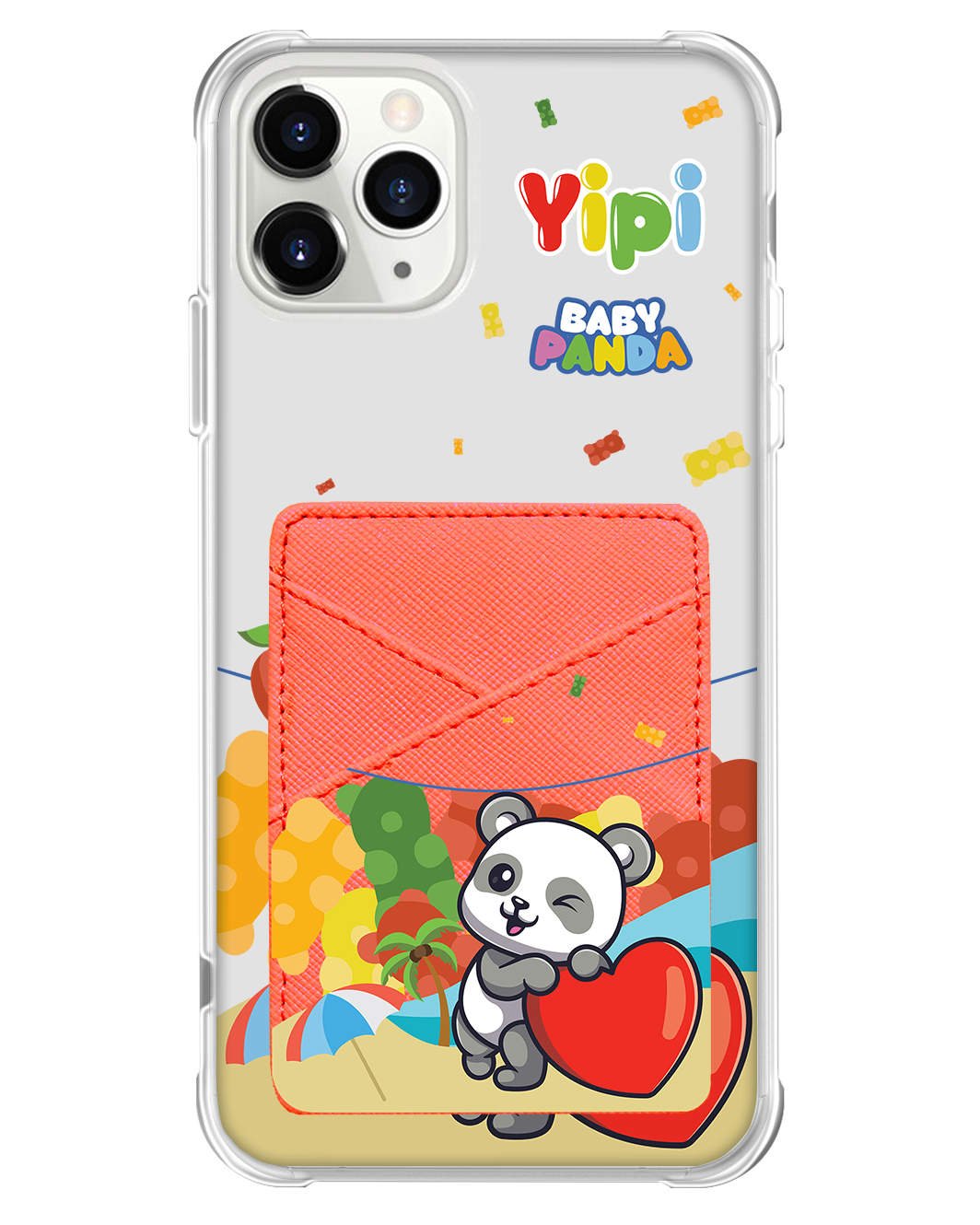 iPhone Phone Wallet Case - Yipi Baby Panda