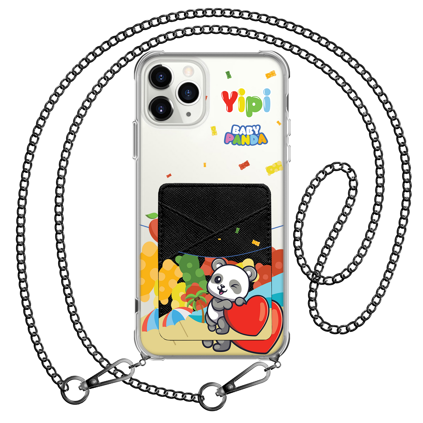 iPhone Phone Wallet Case - Yipi Baby Panda