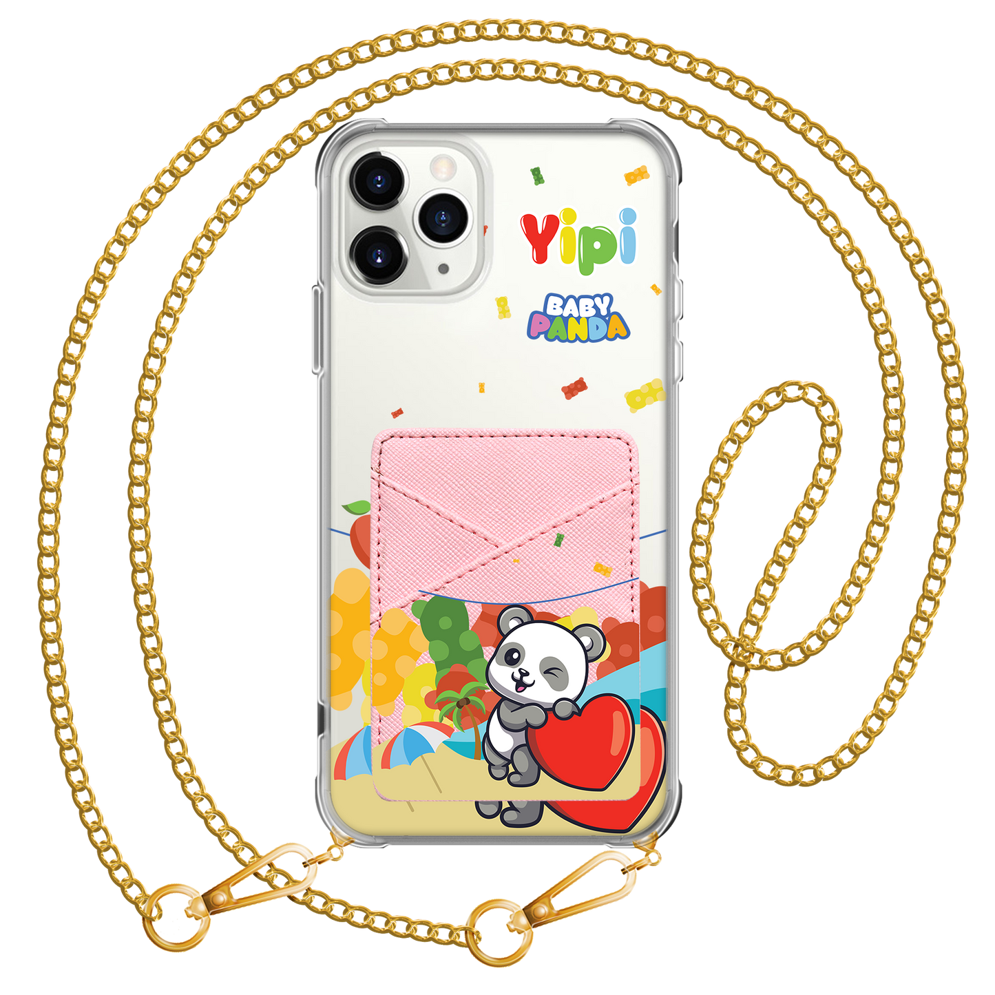 iPhone Phone Wallet Case - Yipi Baby Panda