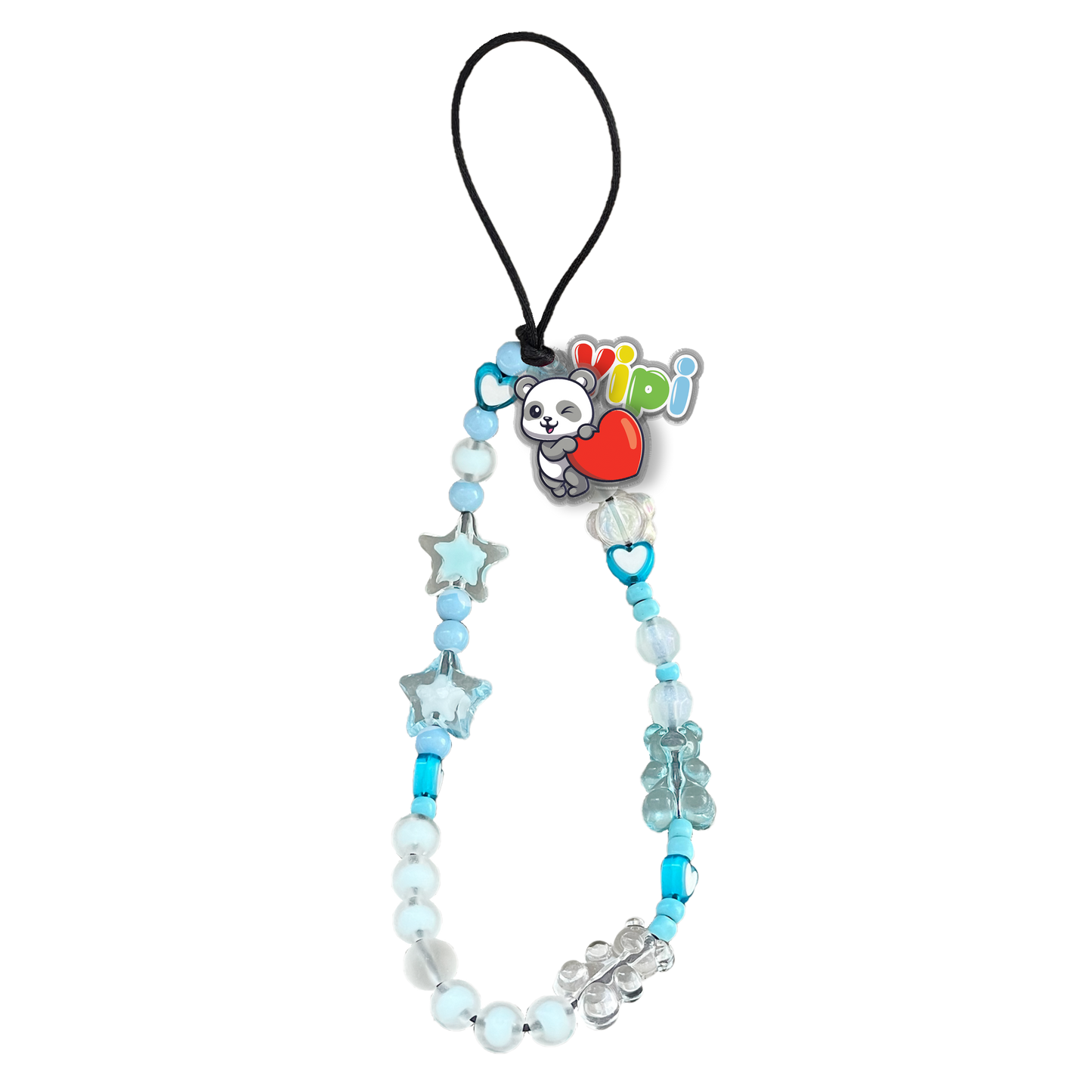 Beaded Strap with Acrylic Charm  - Yipi Baby Panda