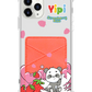 iPhone Phone Wallet Case - Yipi Strawberry Kiss