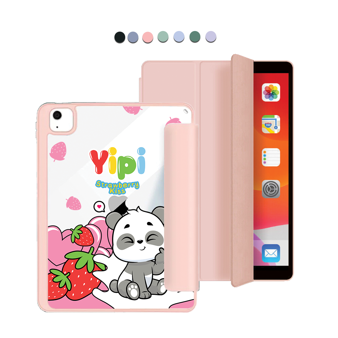 iPad Acrylic Flipcover - Yipi Strawberry Kiss