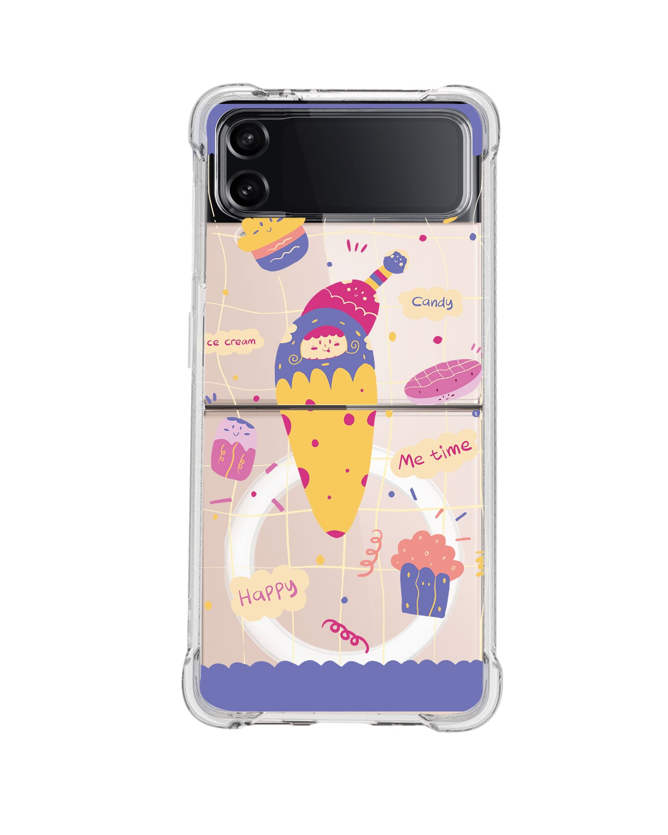 Android Flip / Fold Rearguard Hybrid - Candy Doodle