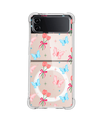 Android Flip / Fold Rearguard Hybrid - Coquette Butterfly