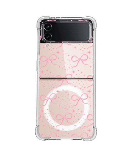 Android Flip / Fold Rearguard Hybrid - Coquette Glittery Bow