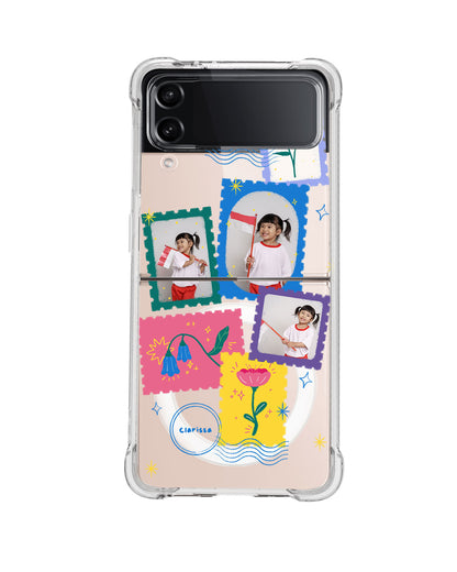 Magsafe Case - Face Grid Floral Stamps