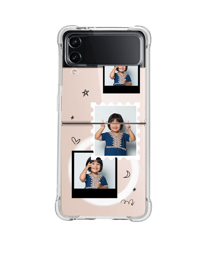 Magsafe Case - Face Grid Black Polaroid