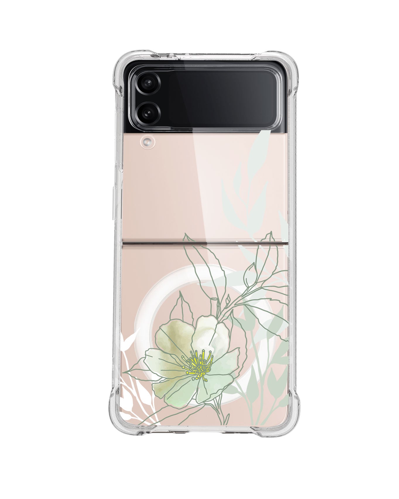 Magsafe Case - Green Mint Lily