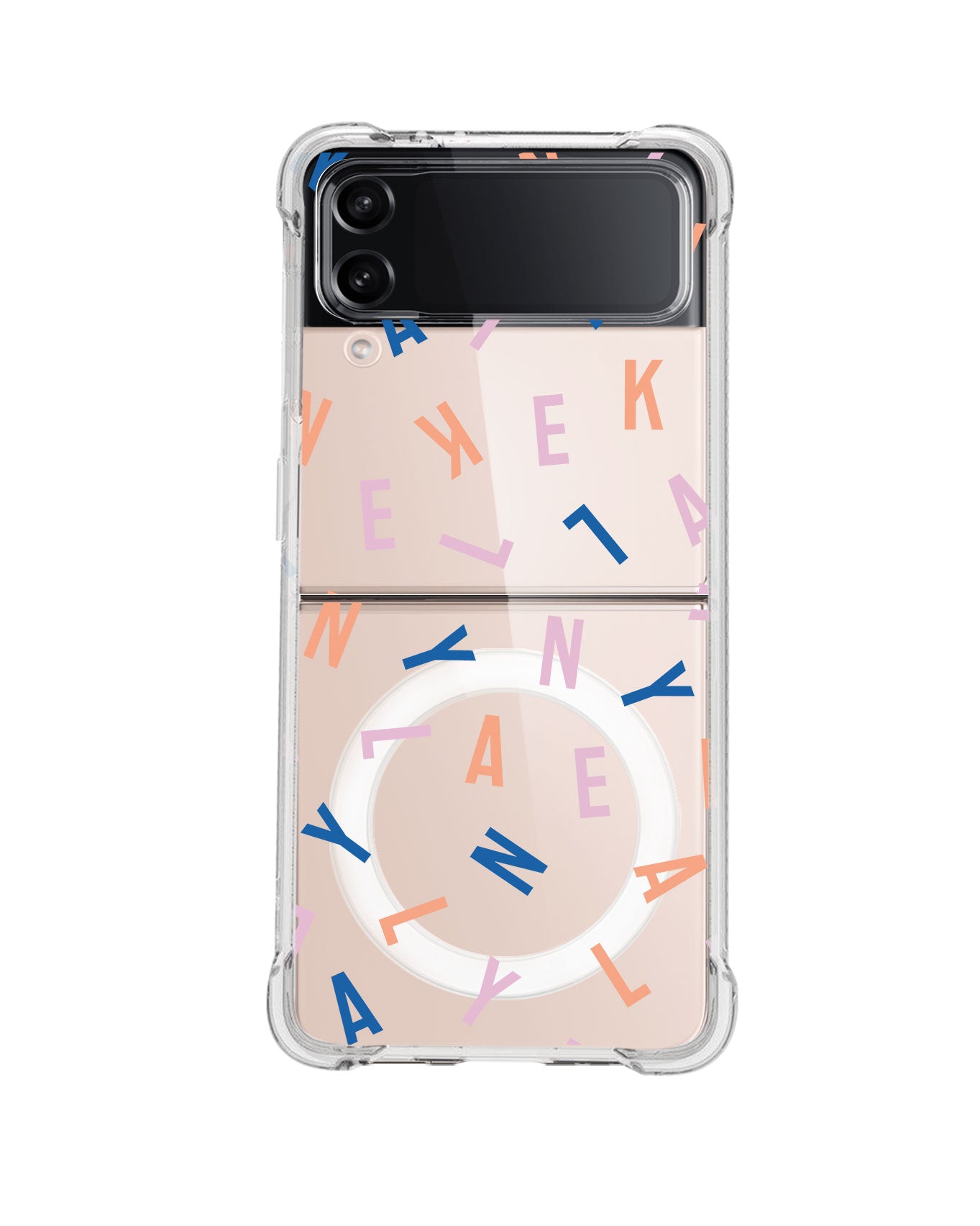 Magsafe Case - CUSTOM MONOGRAM 1.0 Rainbow