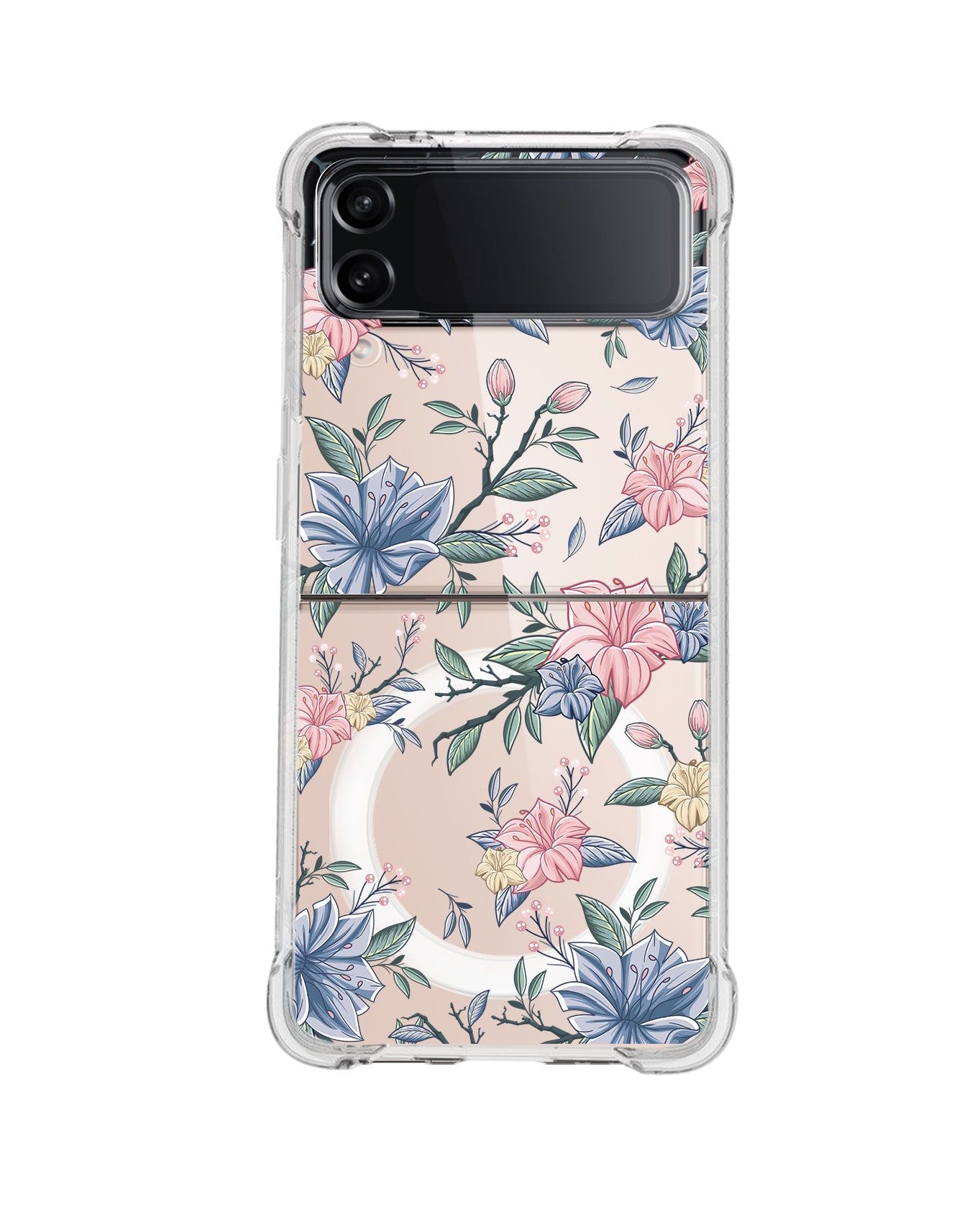 Magsafe Case - Pink and Blue Florals