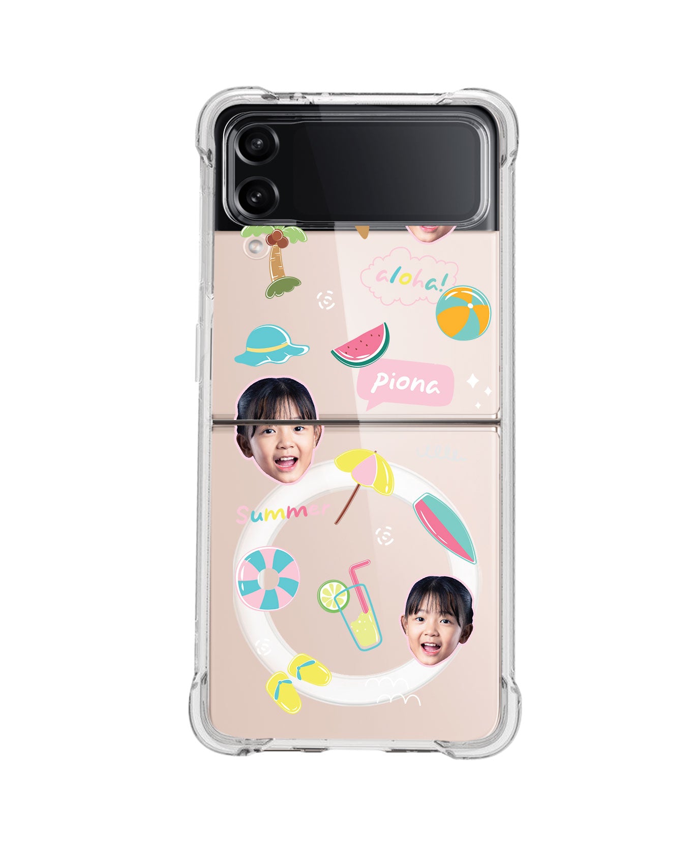 Android Flip / Fold Rearguard Hybrid - Face Grid Summer