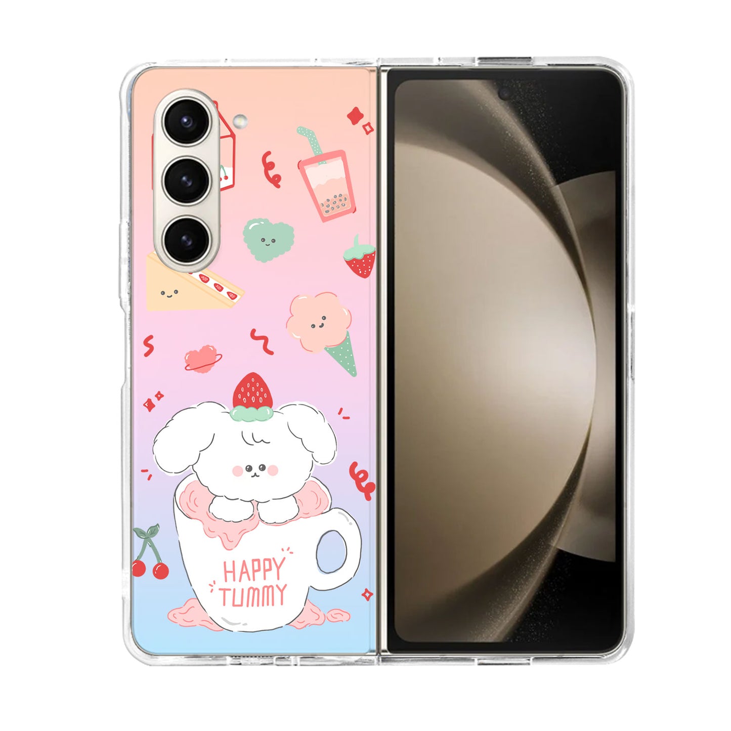 Android Flip / Fold Rearguard Holo - Happy Tummy