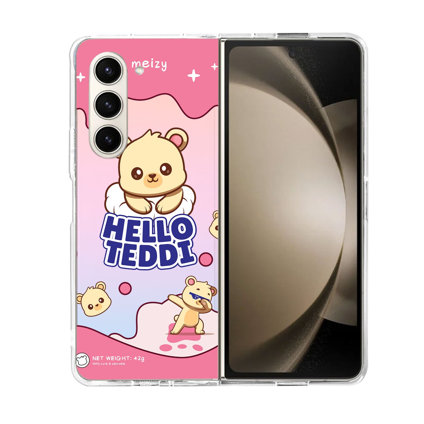 Android Flip / Fold Rearguard Holo - Hello Teddy 2.0