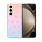 Android Flip / Fold Rearguard Holo - CUSTOM MONOGRAM 2.0 Rosewater