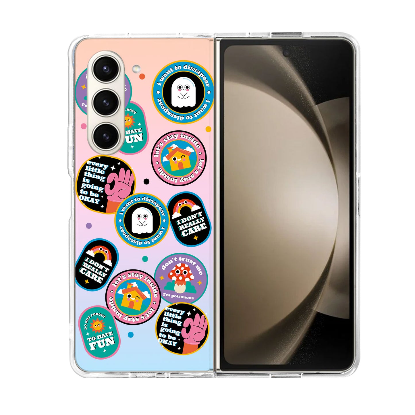 Android Flip / Fold Rearguard Holo - Monster Sticker Pack