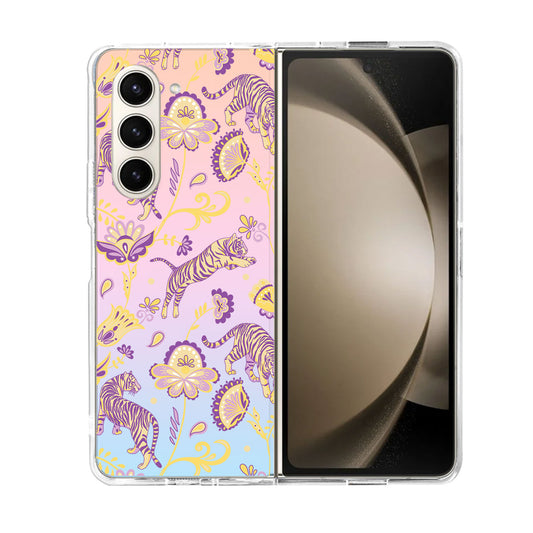 Android Flip / Fold Rearguard Holo - Tiger & Floral 4.0