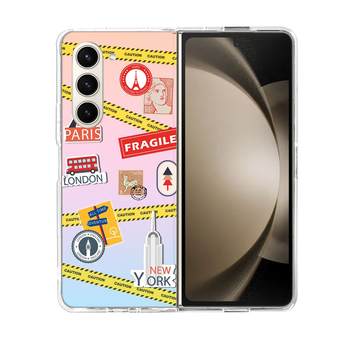 Android Flip / Fold Rearguard Holo - Travel Stickers