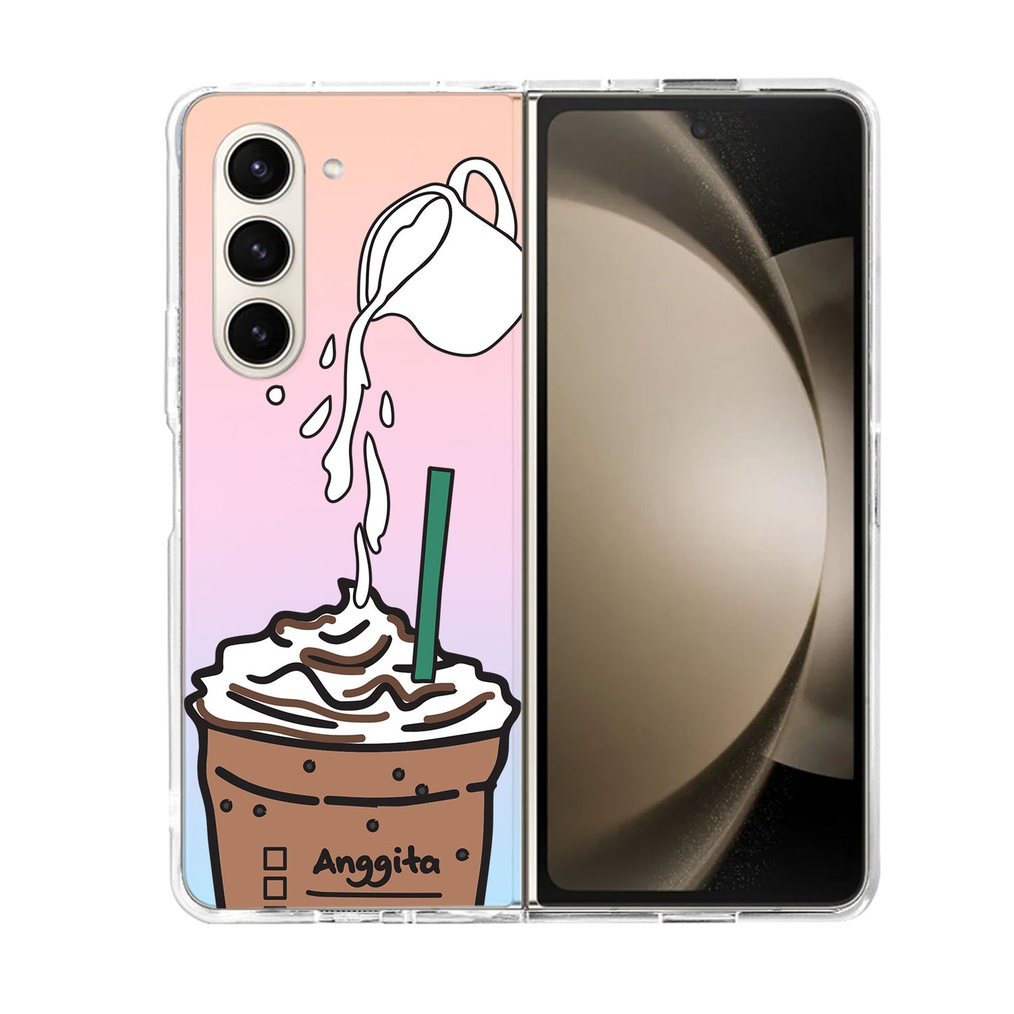 Android Flip / Fold Rearguard Holo - Coffee Frappe