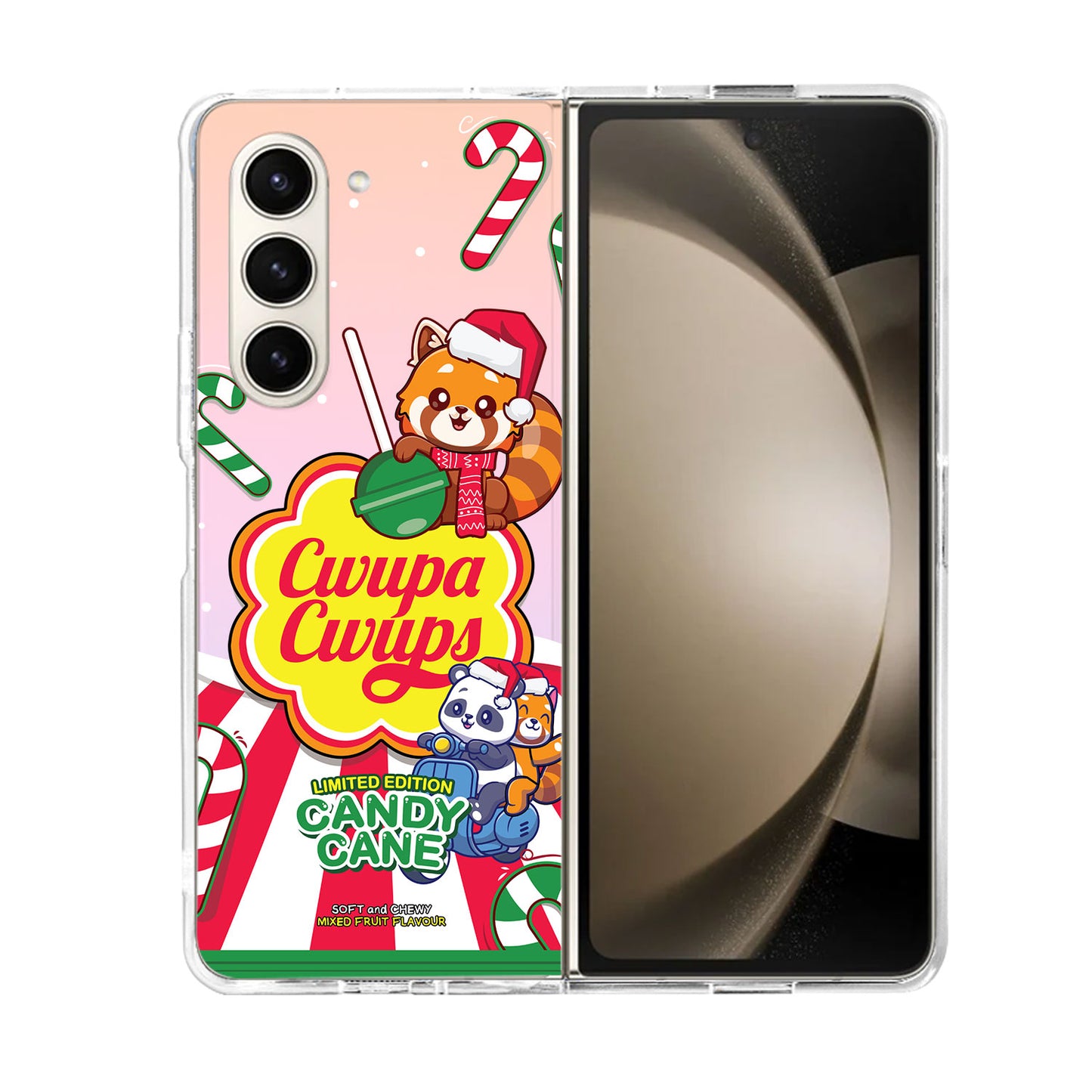 Android Flip / Fold Rearguard Holo - Cwupa Cwups Christmas