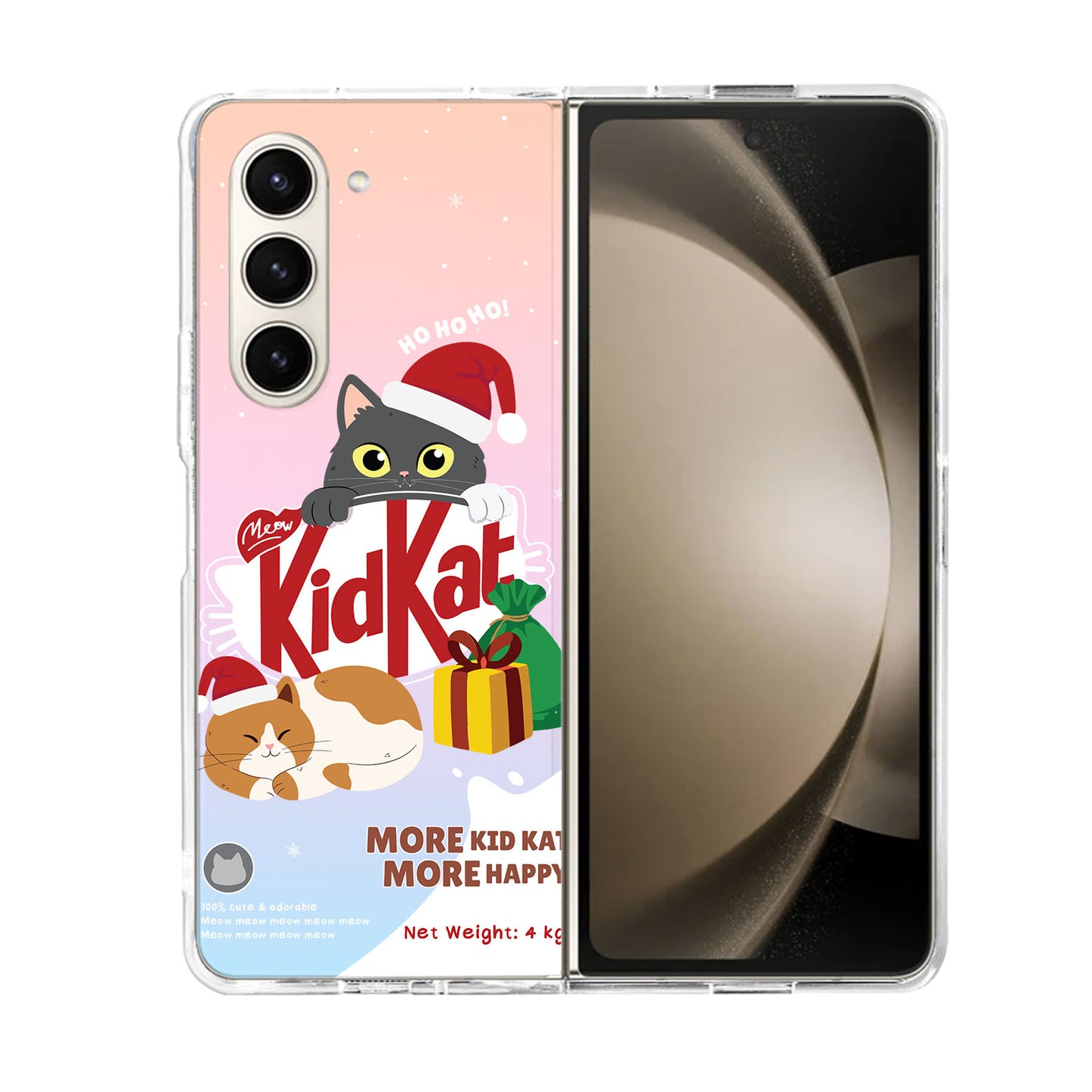 Android Flip / Fold Rearguard Holo - Kidkat Christmas