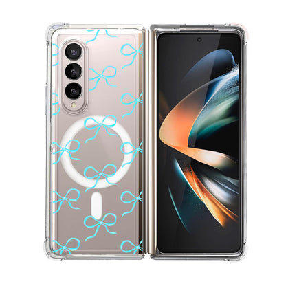 Android Flip / Fold Rearguard Hybrid - Coquette Blue Bow