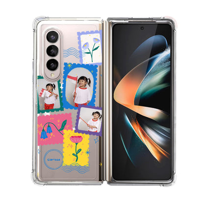 Magsafe Case - Face Grid Floral Stamps