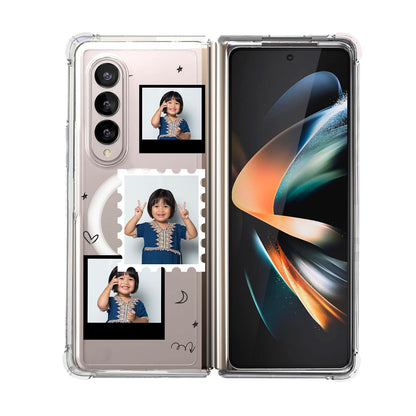 Magsafe Case - Face Grid Black Polaroid