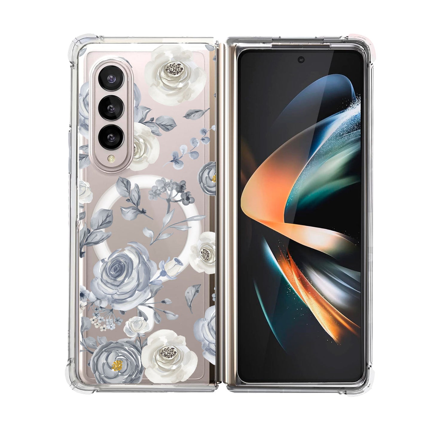 Magsafe Case - Blue Rose