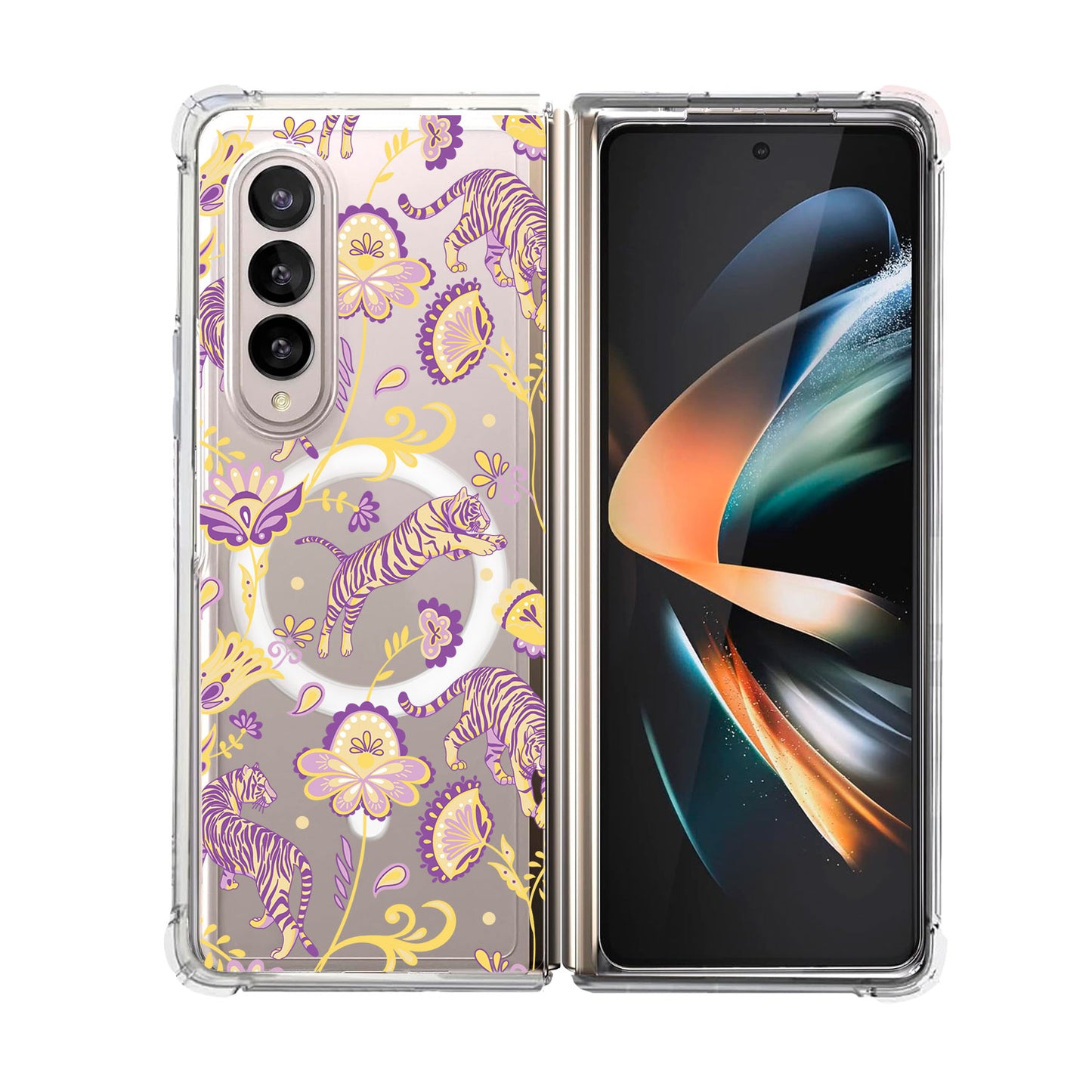 Magsafe Case - Tiger & Floral 4.0