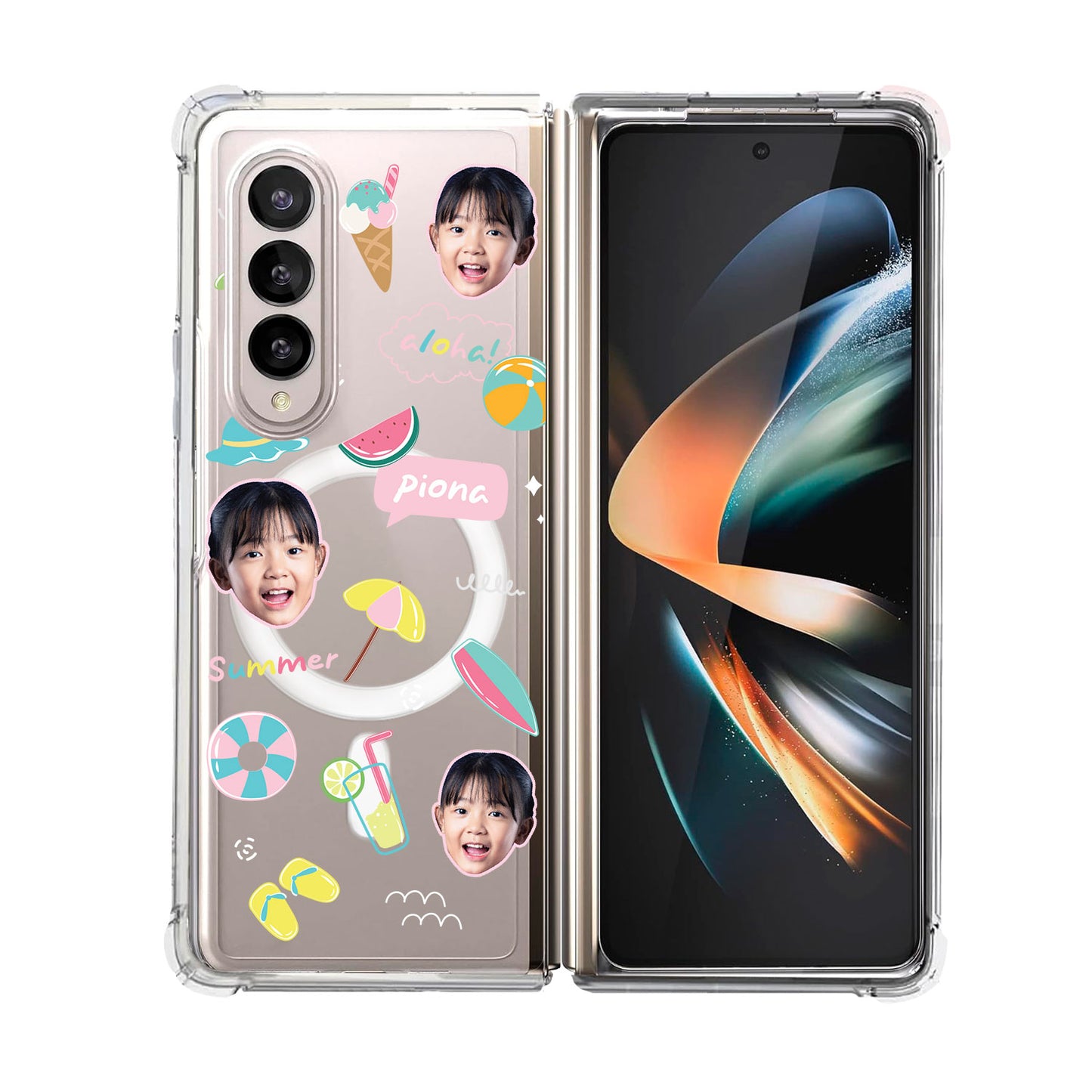 Android Flip / Fold Rearguard Hybrid - Face Grid Summer