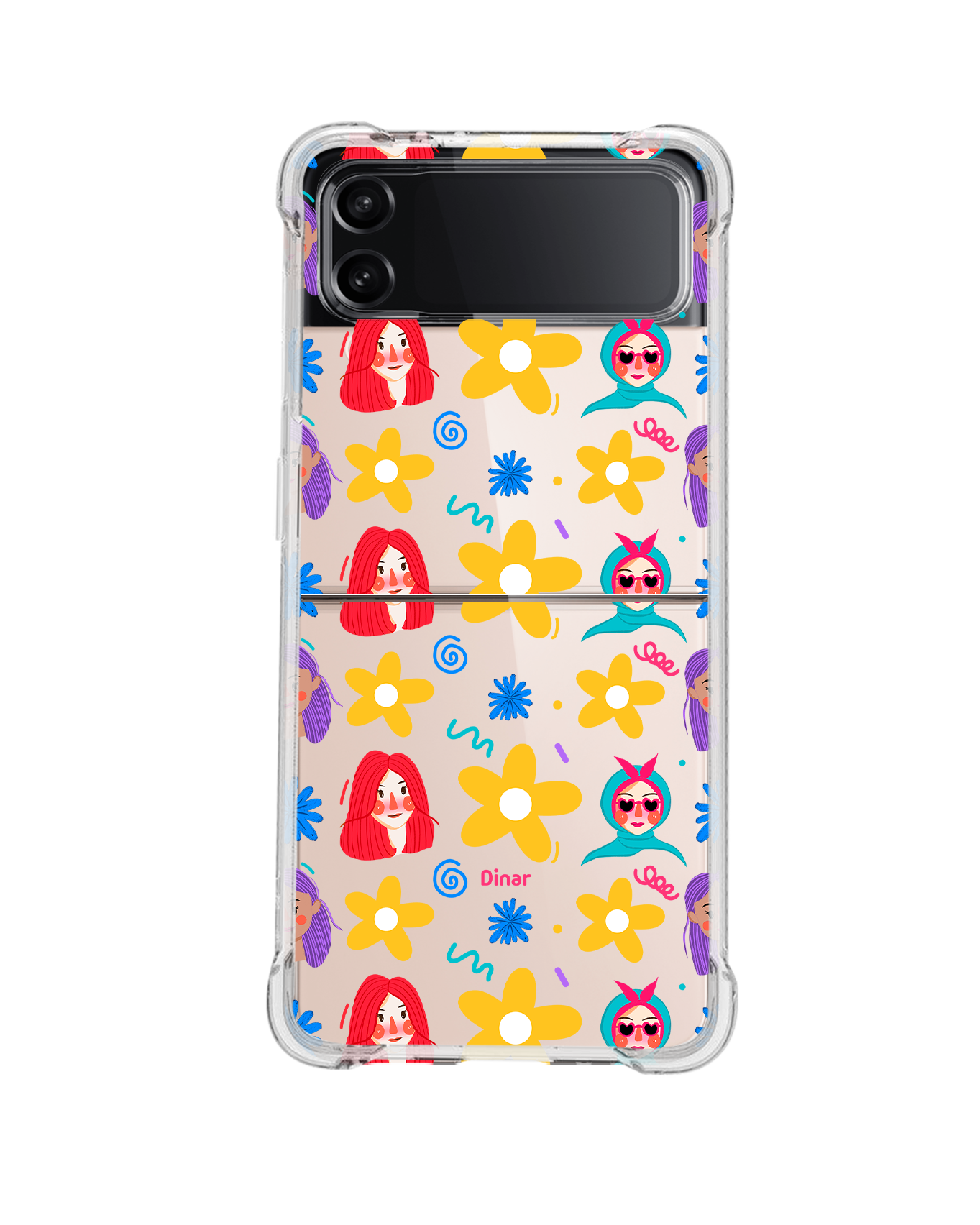 Android Flip / Fold Case - Daisy Faces