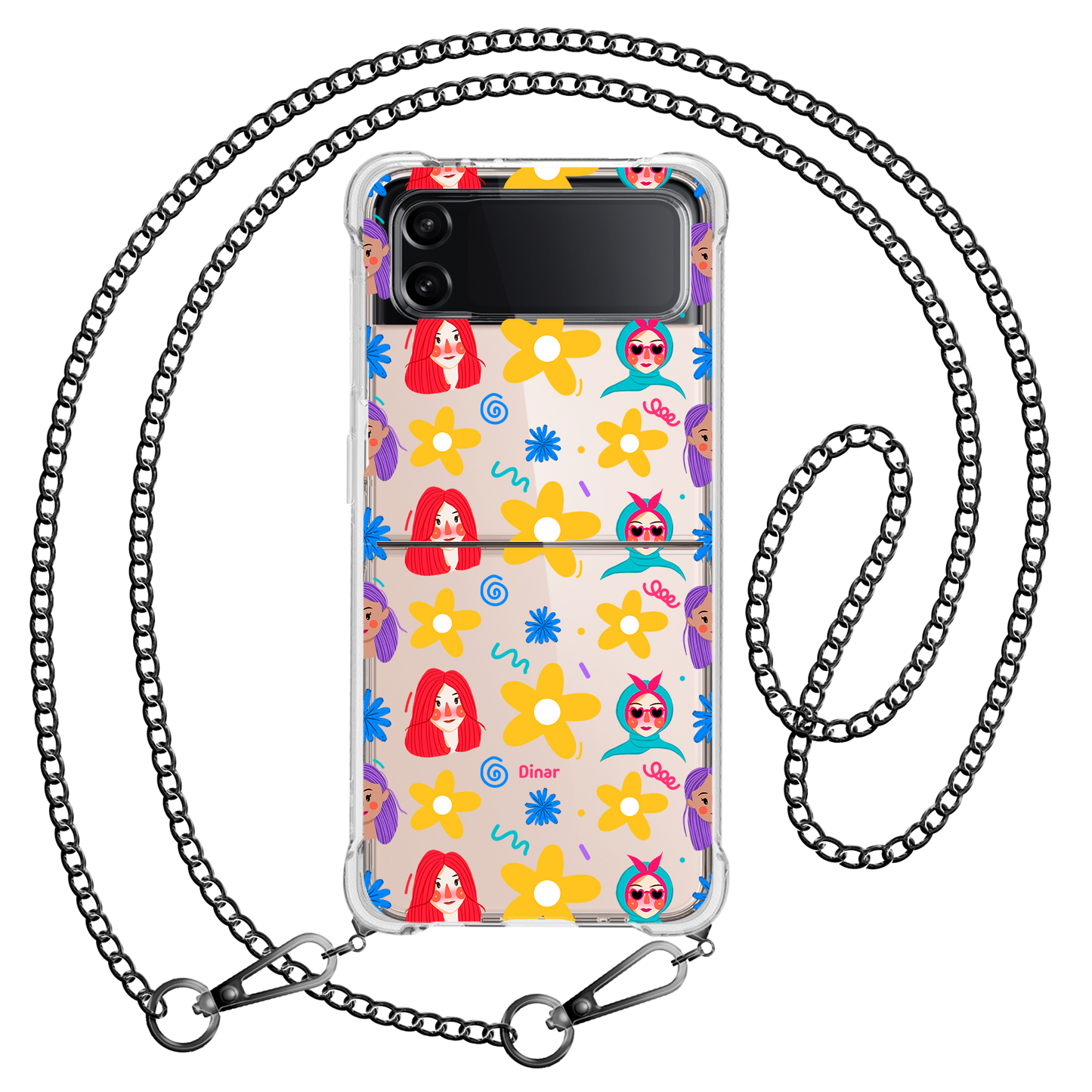 Android Flip / Fold Case - Daisy Faces