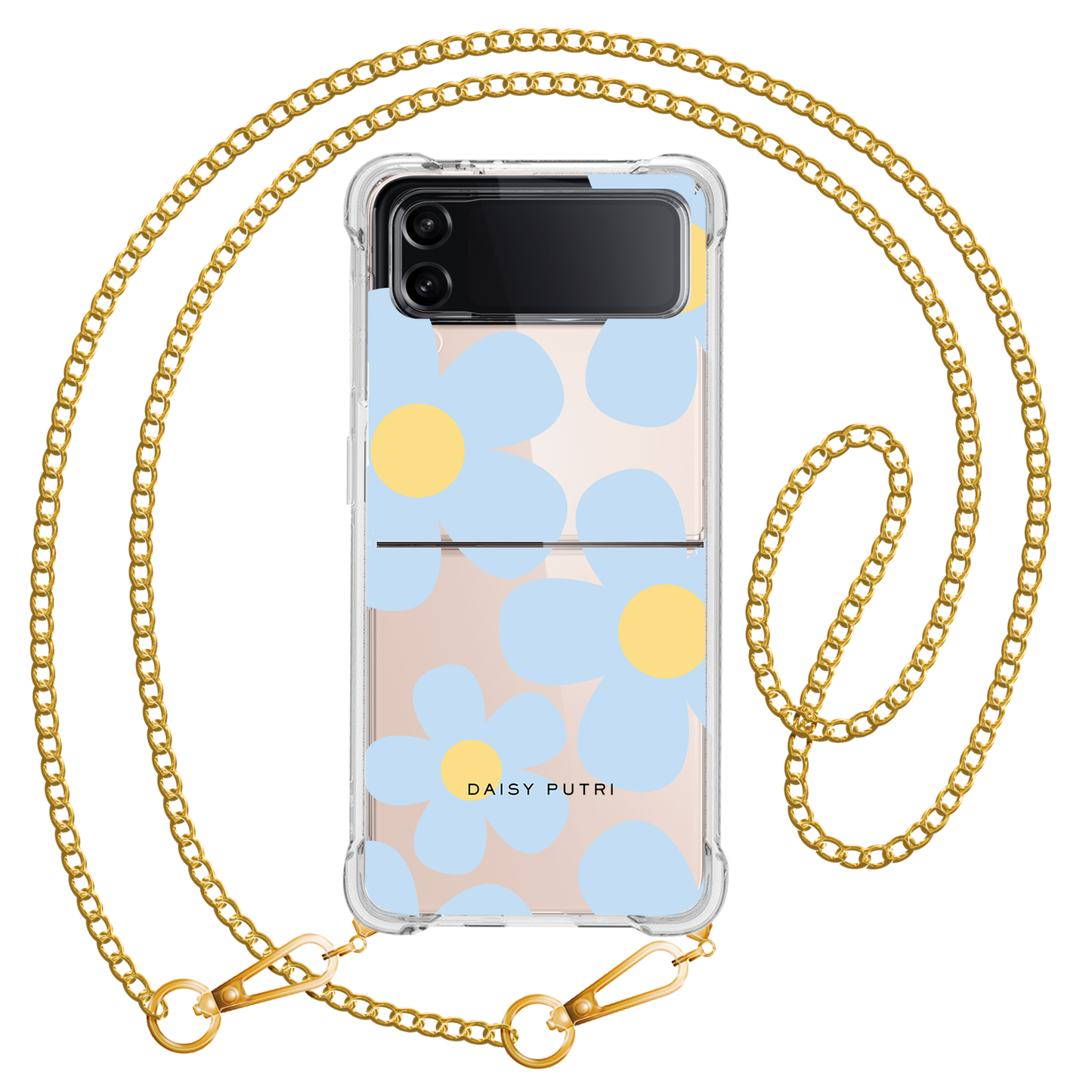 Android Flip / Fold Case - Daisy Garland