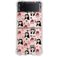 Android Flip / Fold Case - Flowery Faces