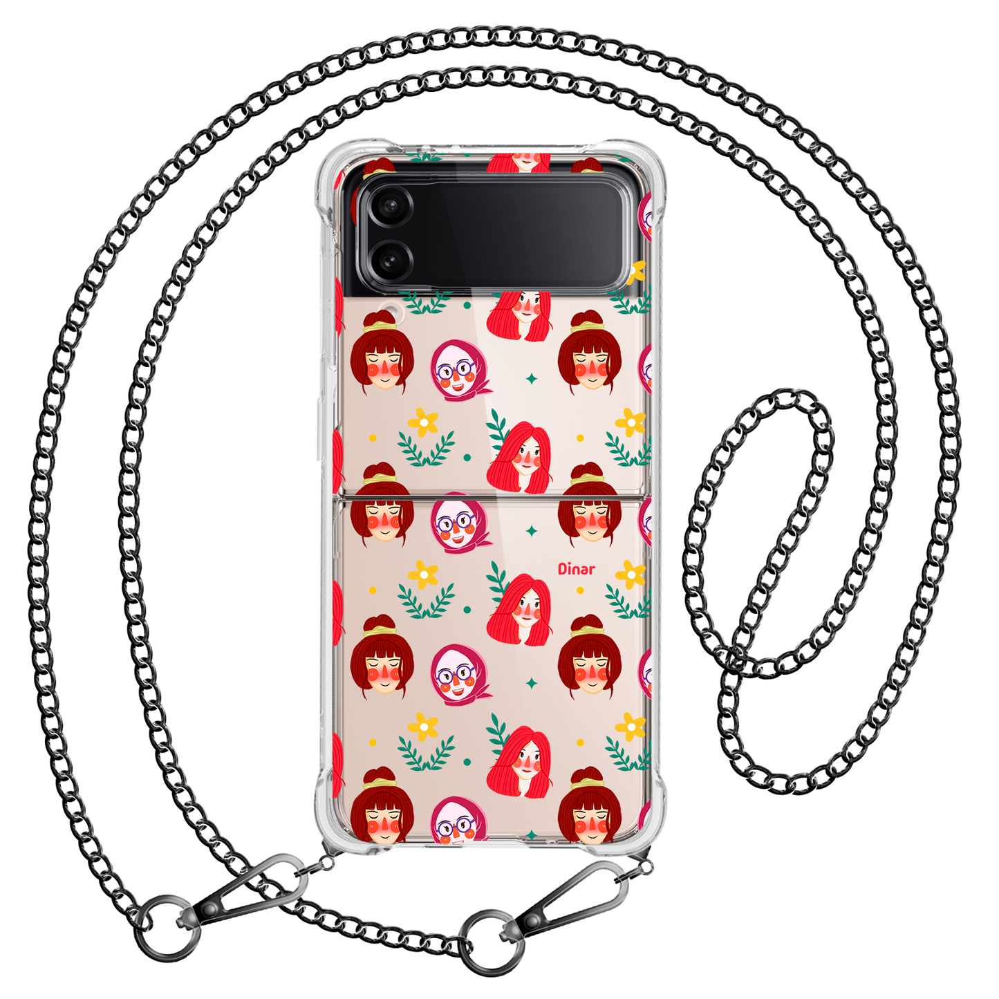 Android Flip / Fold Case - Lovely Faces