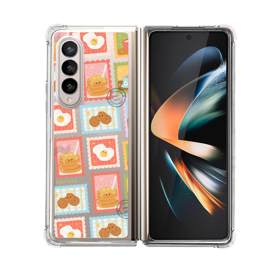 Android Flip / Fold Case - Breakfast Stamps