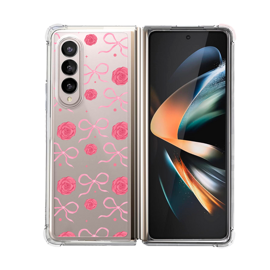 Android Flip / Fold Case - Coquette Rose