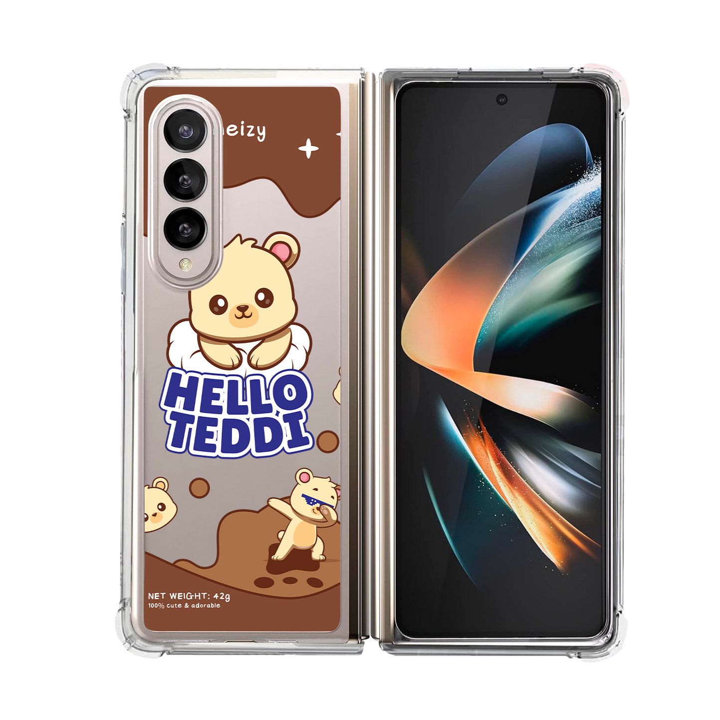 Android Flip / Fold Case - Hello Teddy 1.0