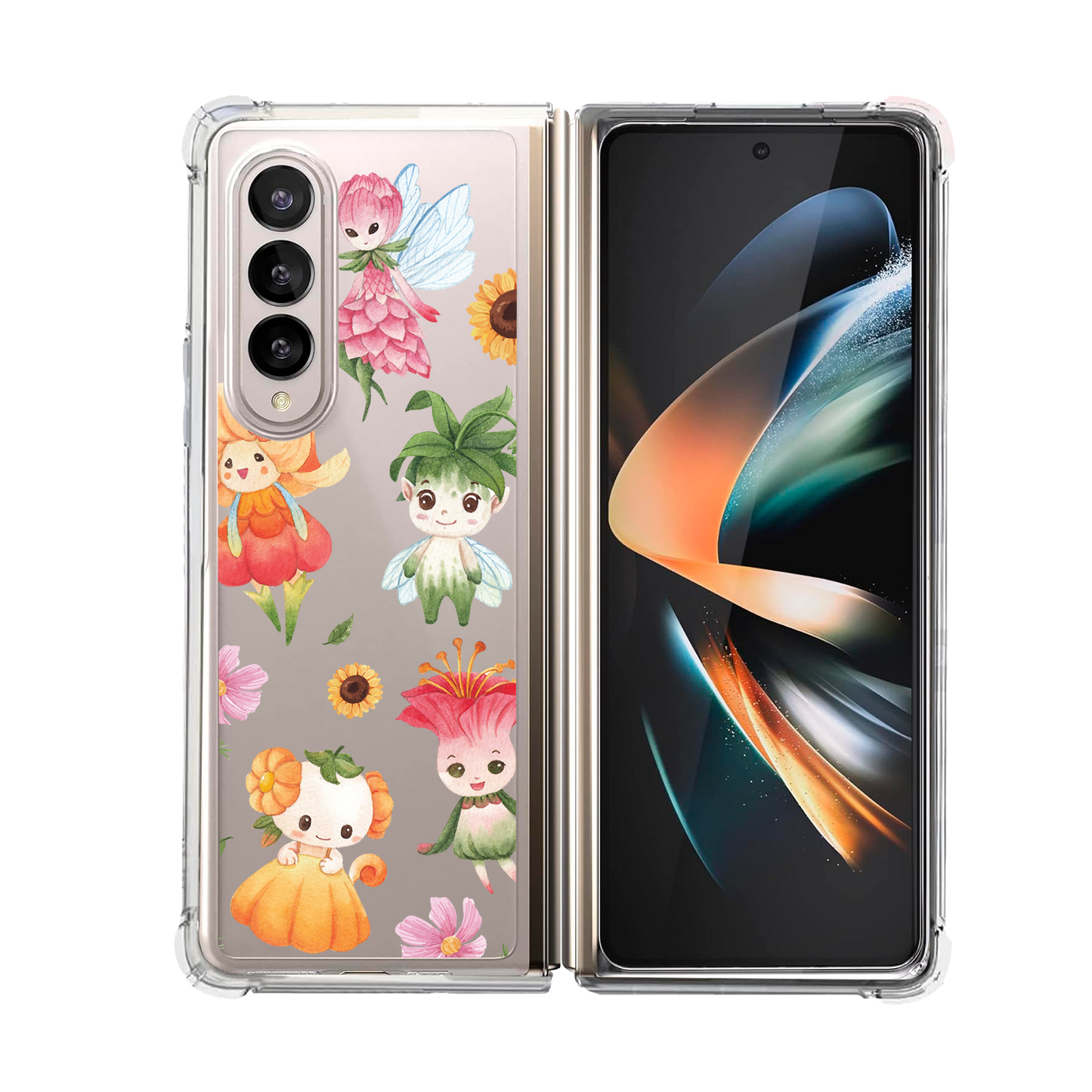 Android Flip / Fold Case - Magical Garden