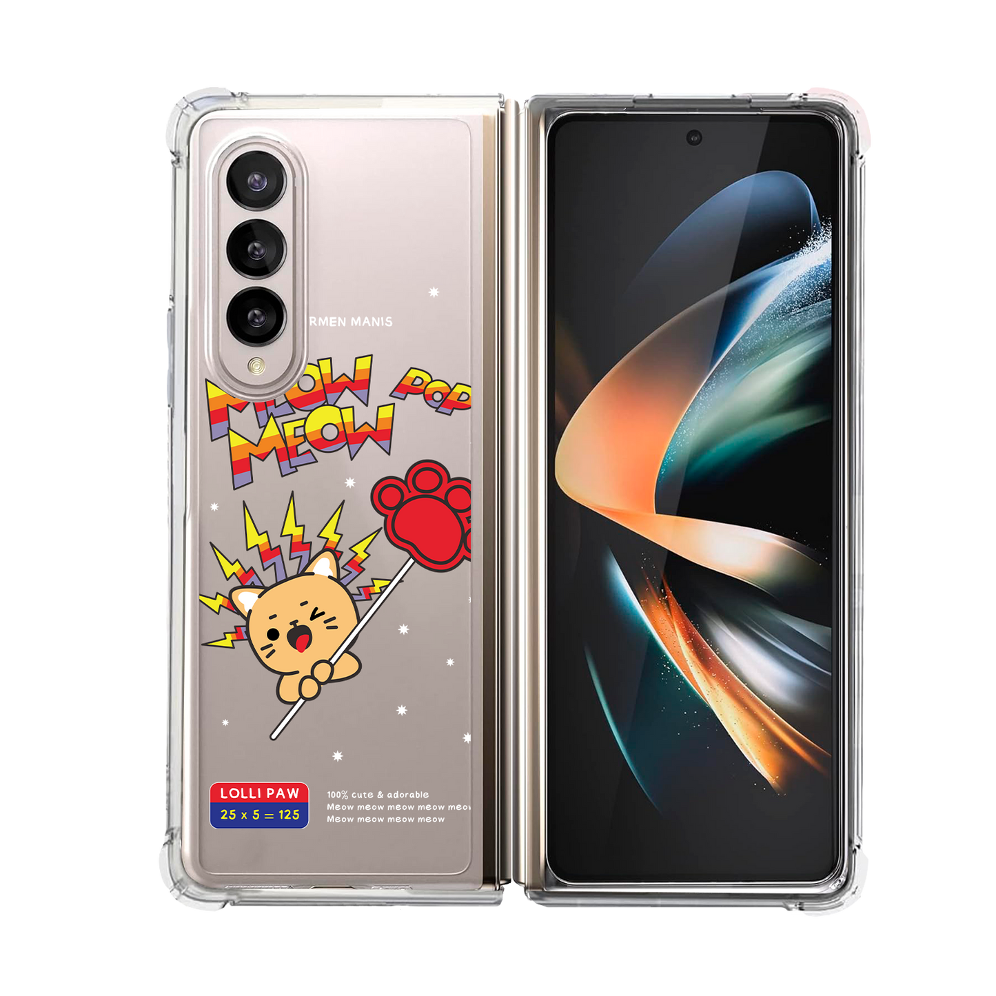 Android Flip / Fold Rearguard Hybrid - Meow Pop 2.0