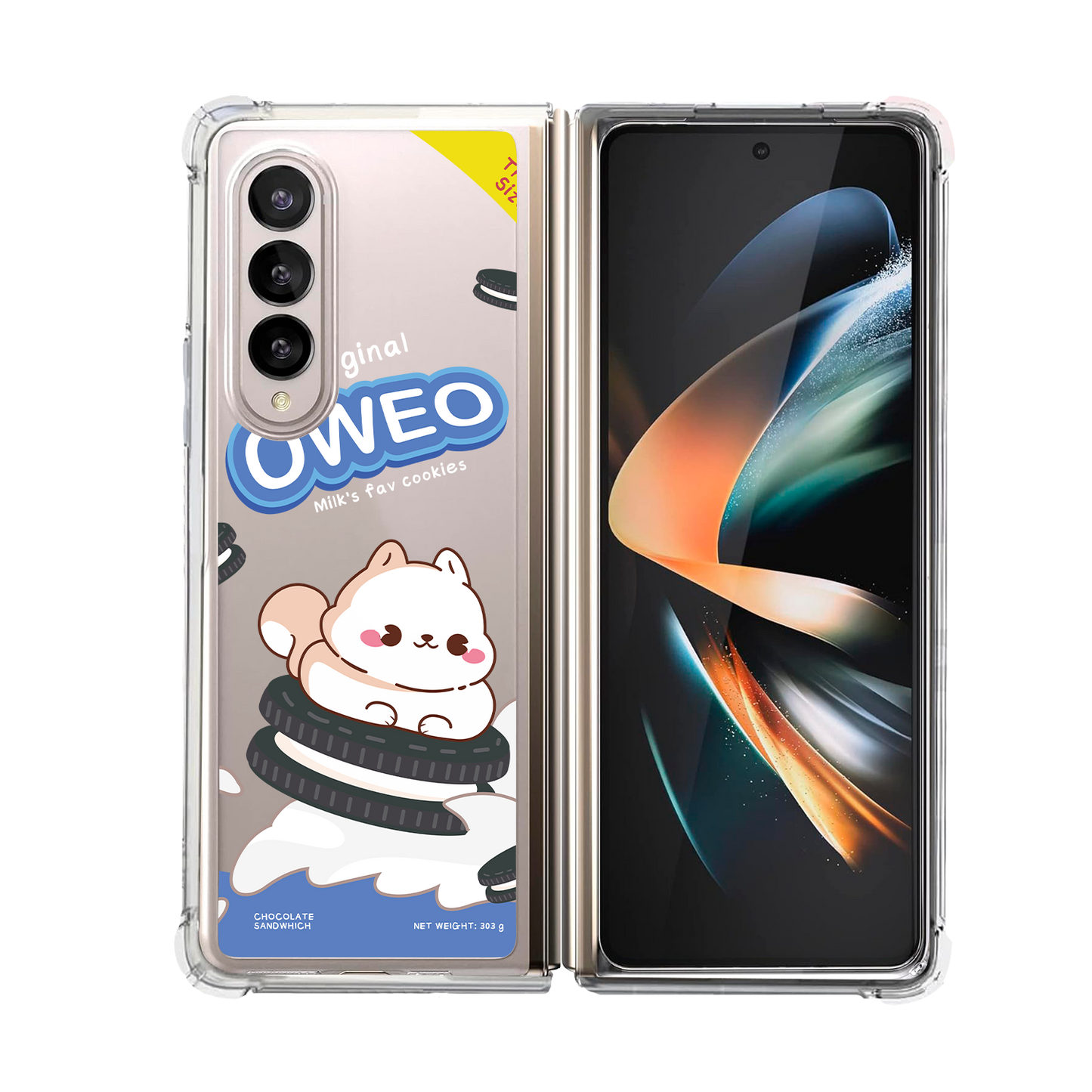 Android Flip / Fold Case - Oweo Dog