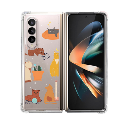 Android Flip / Fold Rearguard Hybrid - Playful Cat 1.0