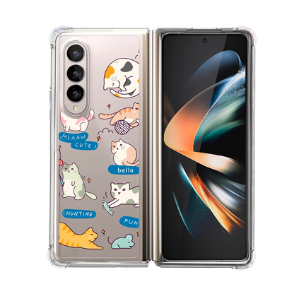 Android Flip / Fold Rearguard Hybrid - Playful Cat 2.0